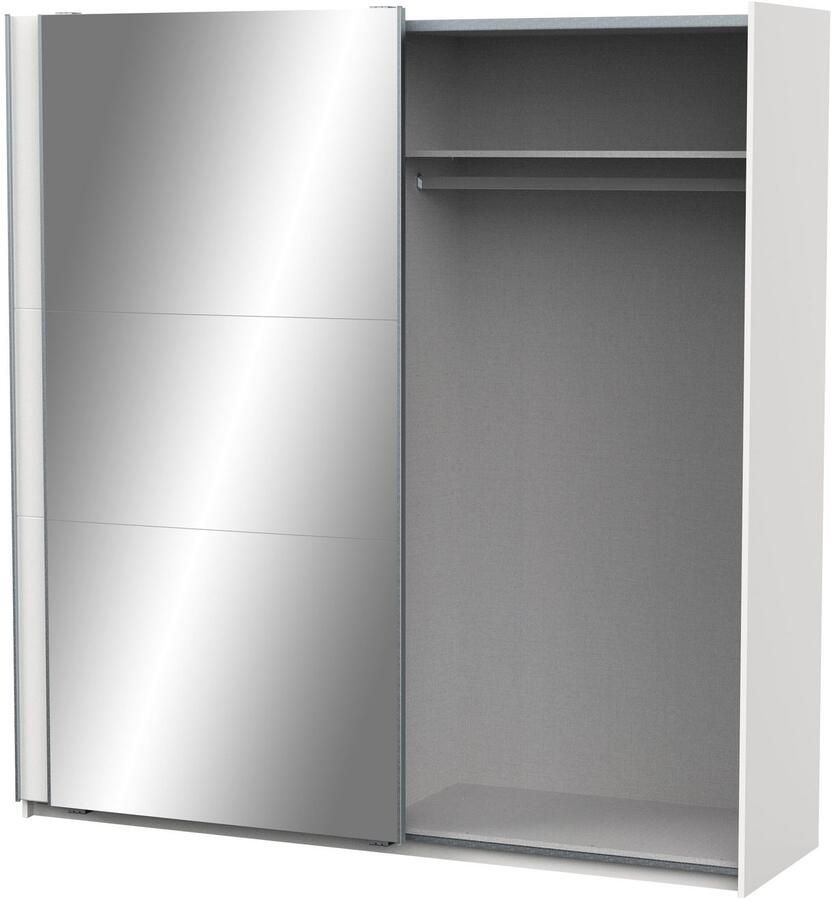 Demeyere GHOST kledingkast Matwit decor 2 schuifdeuren + spiegel L.194 5 x D.59 9 x H.203 cm - Foto 4