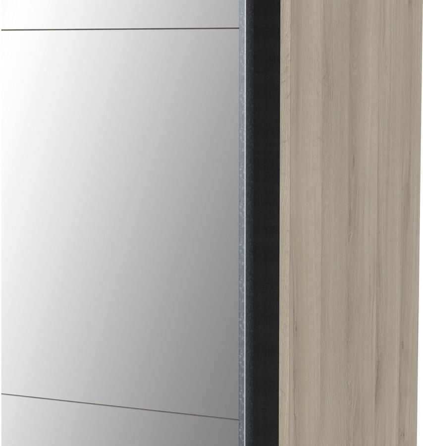 Demeyere GHOST kledingkast Kronberg eiken decor 2 schuifdeuren + spiegel L.194 5 x D.59 9 x H.203 cm - Foto 2