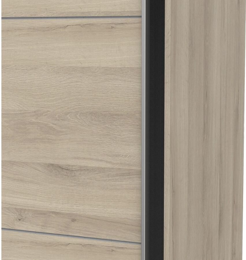 Demeyere GHOST kledingkast Kronberg eiken decor 2 schuifdeuren L.194 5 x D.59 9 x H.203 cm - Foto 2