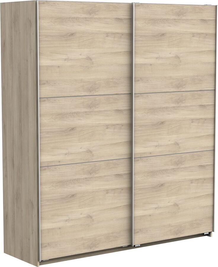 Demeyere GHOST kledingkast Kronberg eiken decor 2 schuifdeuren L.178 1 x D.59 9 x H.203 cm - Foto 7