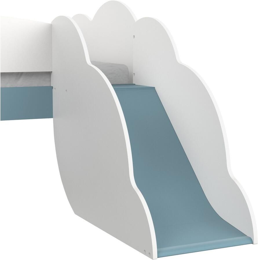 Demeyere GROUP Speelbed Longane Kinderbed in de vorm van wolken met kleine glijbaan