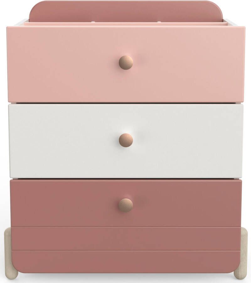 Demeyere GROUP Kast met laden en deuren Jade Lade met rolgeleiding ronde knoppen met rozegoudkleur-finish - Foto 9