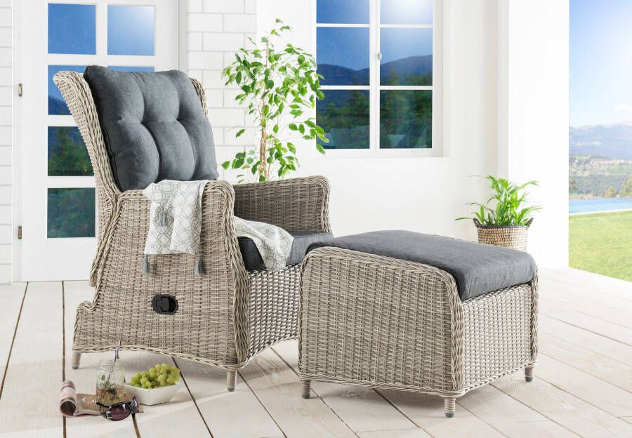 Destiny Tuinset CASA RELAX CASA Aluminium polyrotan (set 4-delig)