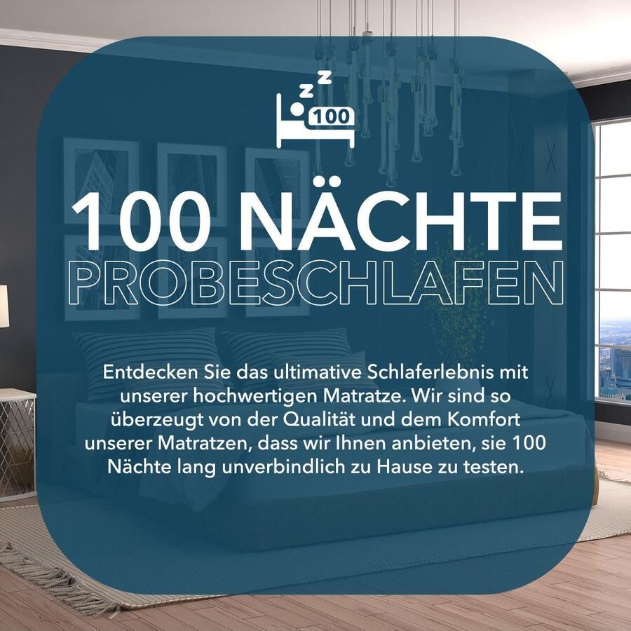 DI QUATTRO Comfortschuimmatras Matras caravan hoogte 10 cm - Foto 4