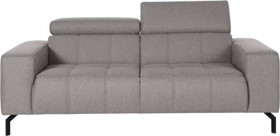 DOMO collection 2-zitsbank Cunelli tijdloos en elegant moderne zitnaden als designelement naar keuze met 6-voudig verstelbare hoofdsteunen stevig zitcomfort - Foto 9