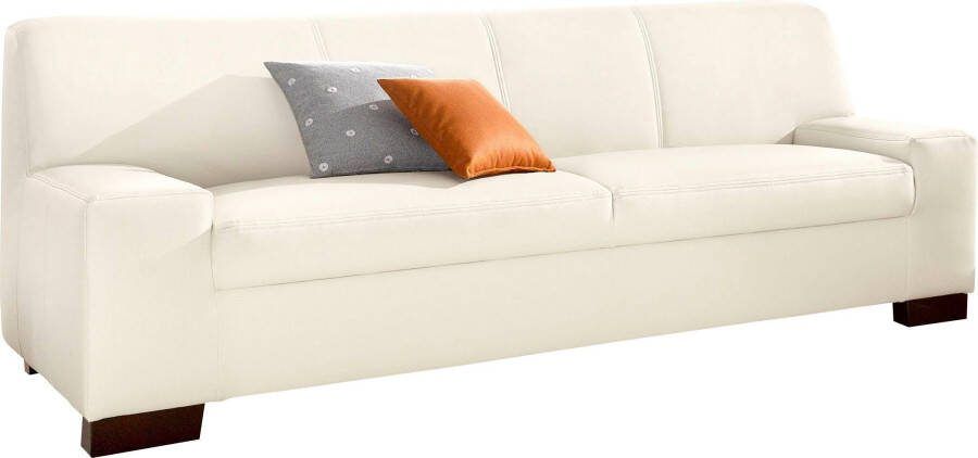 DOMO collection 2-zitsbank Norma tijdloos kubisch en elegant comfortabel platte armleuningen