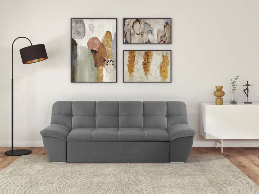 DOMO collection 2-zitsbank Splash actuele zitting- en rugstiksels comfortabel