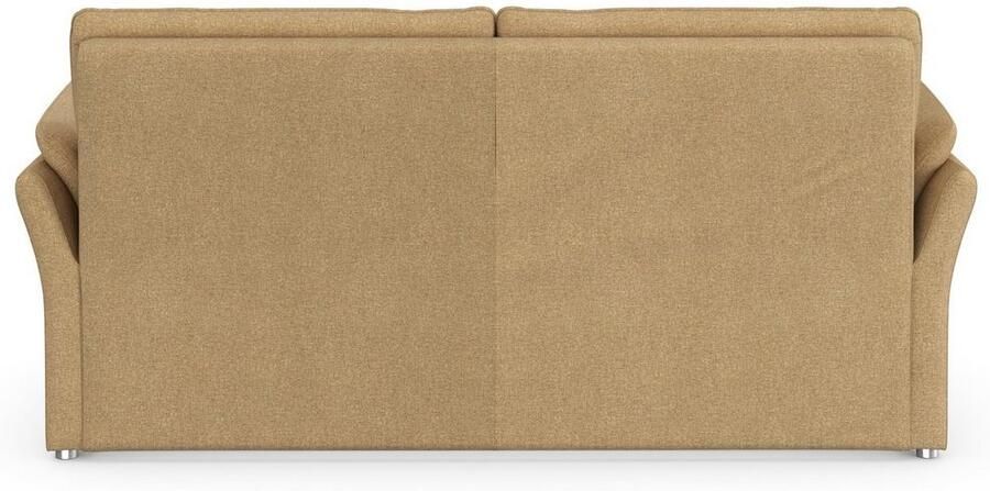 DOMO collection 2 5-zits Pina smalle armleuningen met bonellvering compact & elegant Hoge zitcomfort luxe microvezel leerlook rood breedte 199 cm - Foto 5