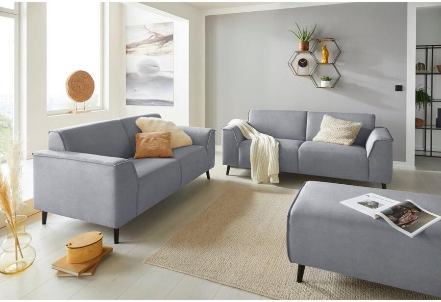 DOMO collection Hocker Amora met binnenvering - Foto 3