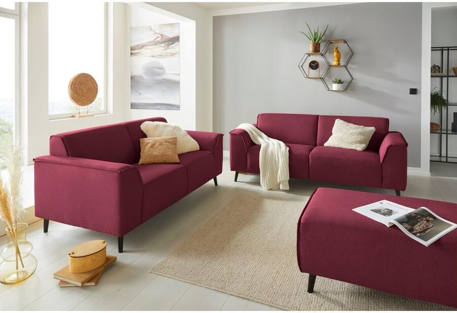 DOMO collection Hocker Amora met binnenvering - Foto 3