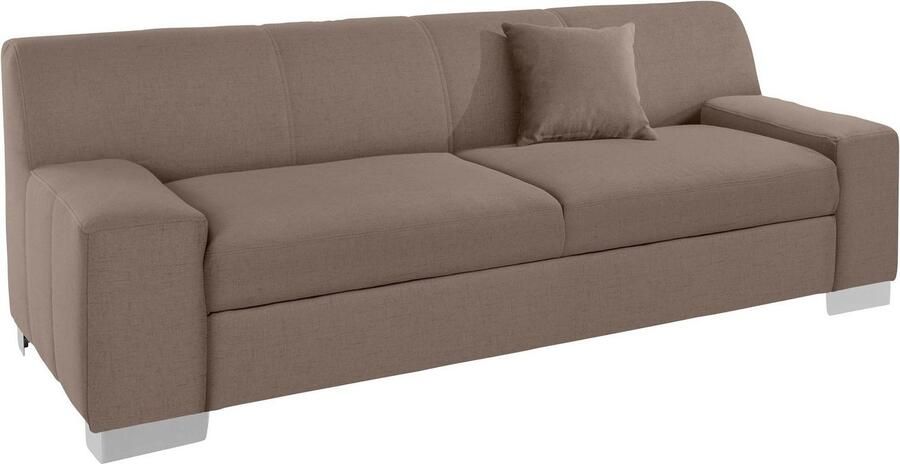 DOMO collection 2 5-zitsbank Bero elegant en tijdloos kubistisch platte armleuningen - Foto 4