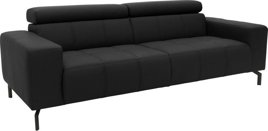 DOMO collection 2 5-zitsbank Cunelli tijdloos en elegant moderne zitnaden als designelement naar keuze met 6-voudig verstelbare hoofdsteunen stevig zitcomfort - Foto 2