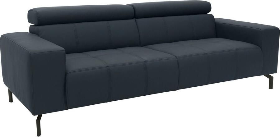 DOMO collection 2 5-zitsbank Cunelli tijdloos en elegant moderne zitnaden als designelement naar keuze met 6-voudig verstelbare hoofdsteunen stevig zitcomfort - Foto 2
