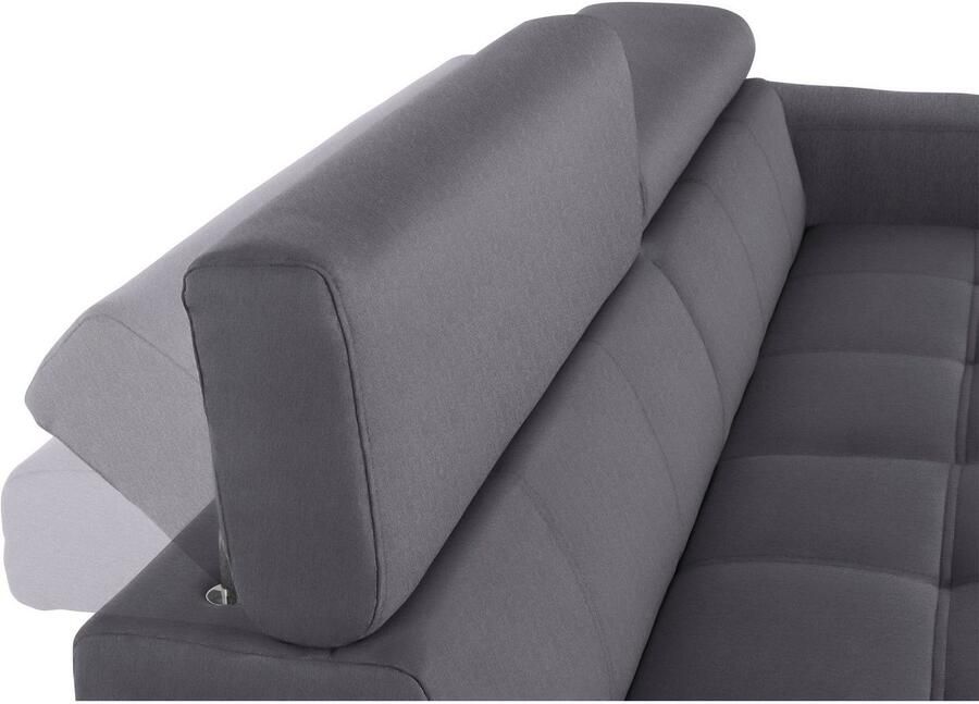 DOMO collection 2 5-zitsbank Cunelli tijdloos en elegant moderne zitnaden als designelement naar keuze met 6-voudig verstelbare hoofdsteunen stevig zitcomfort - Foto 2