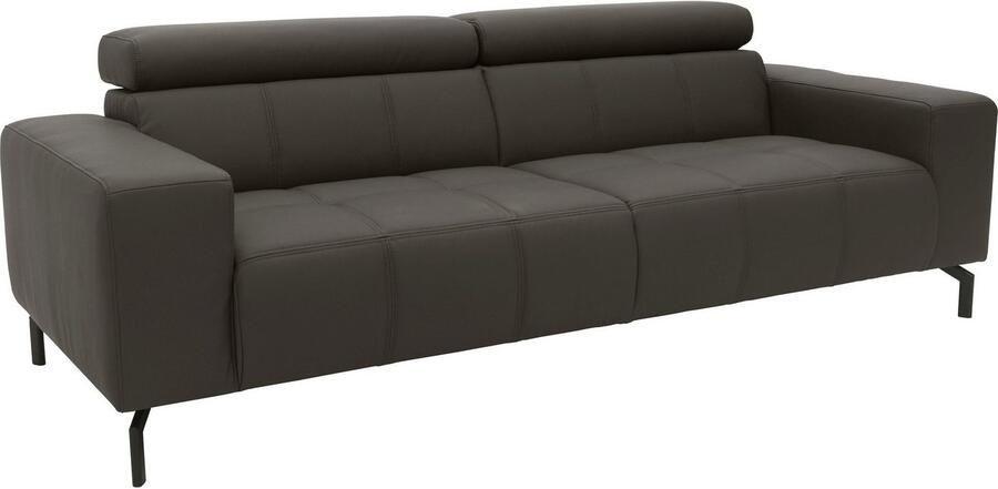 DOMO collection 2 5-zitsbank Cunelli tijdloos en elegant moderne zitnaden als designelement naar keuze met 6-voudig verstelbare hoofdsteunen stevig zitcomfort - Foto 3