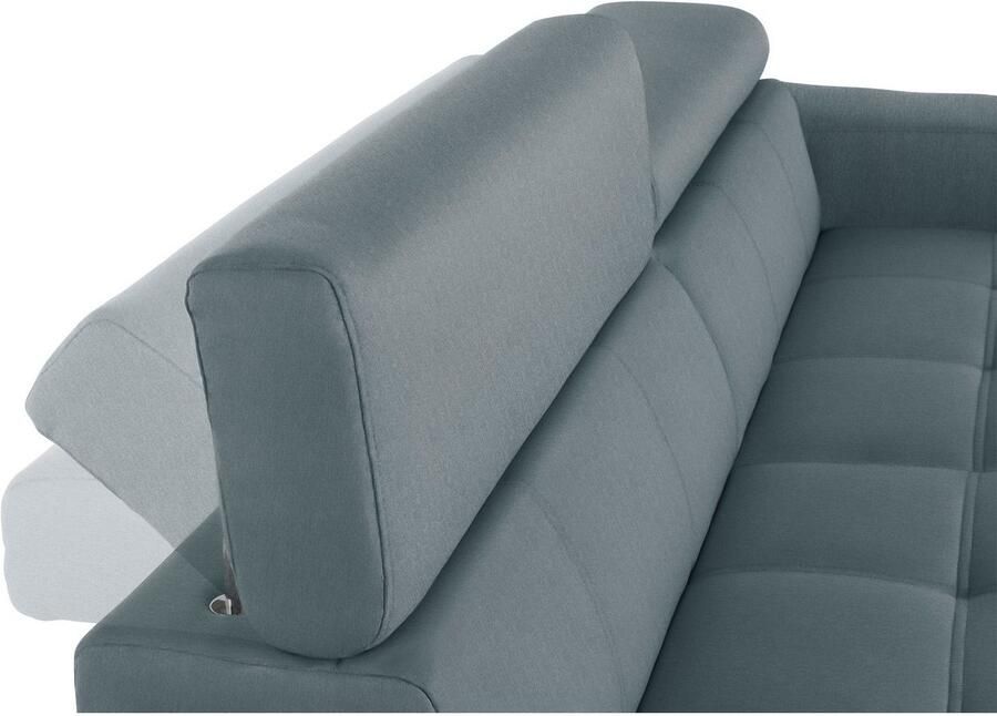 DOMO collection 2 5-zitsbank Cunelli tijdloos en elegant moderne zitnaden als designelement naar keuze met 6-voudig verstelbare hoofdsteunen stevig zitcomfort - Foto 2
