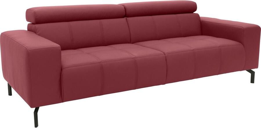 DOMO collection 2 5-zitsbank Cunelli tijdloos en elegant moderne zitnaden als designelement naar keuze met 6-voudig verstelbare hoofdsteunen stevig zitcomfort - Foto 3
