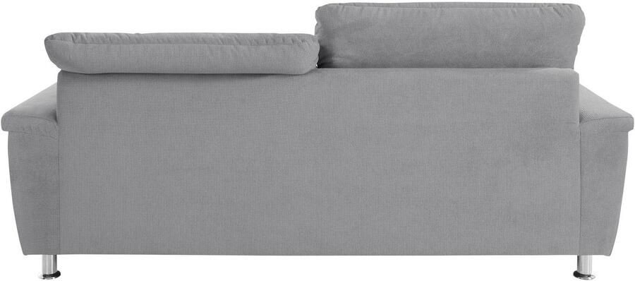 DOMO collection 2 5-zitsbank Franzi tijdloos en elegant moderne zittingstikking naar keuze met verstelbare hoofdsteun inclusief sierkussen - Foto 7