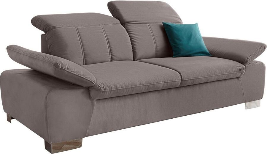 DOMO collection 2 5-zitsbank Milan inclusief comfortabel verenpakket voor meer zitcomfort - Foto 3