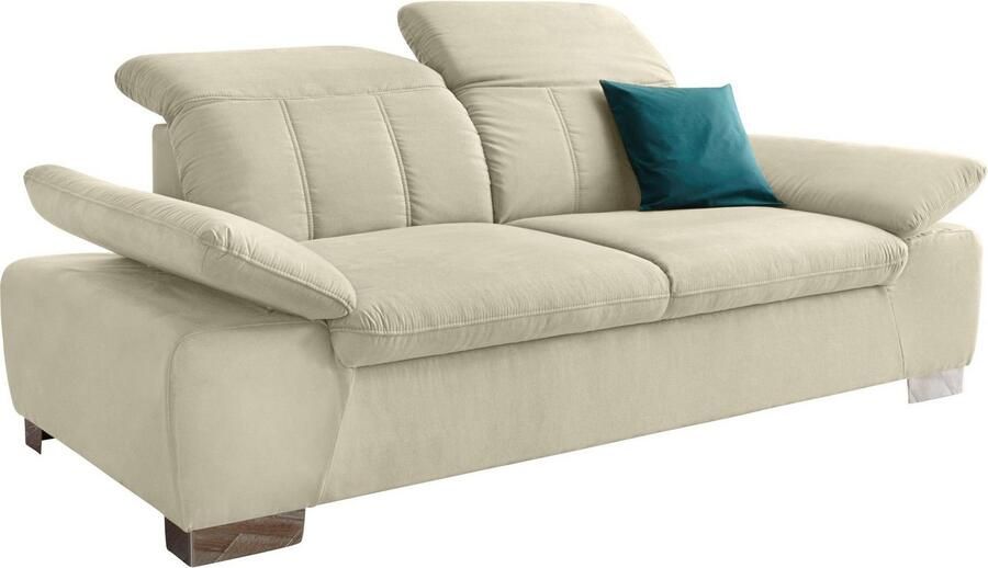 DOMO collection 2 5-zitsbank Milan inclusief comfortabel verenpakket voor meer zitcomfort - Foto 3