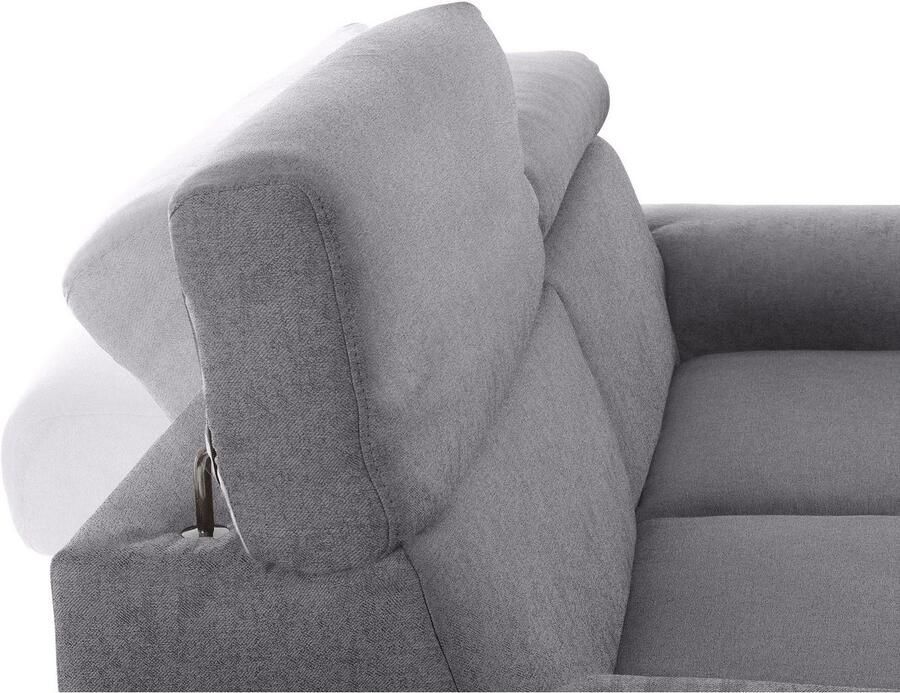 DOMO collection 2 5-zitsbank Mira elegant en modern comfortabel vrij in de ruimte te plaatsen