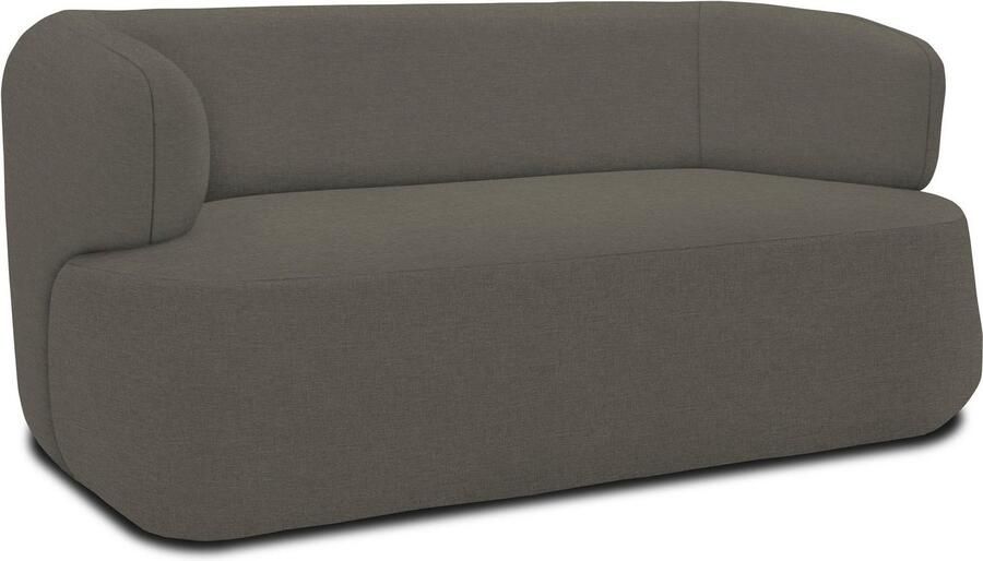 DOMO collection 2-zitsbank 800012 designbank comfortabel en elegant organische vormtaal - Foto 2