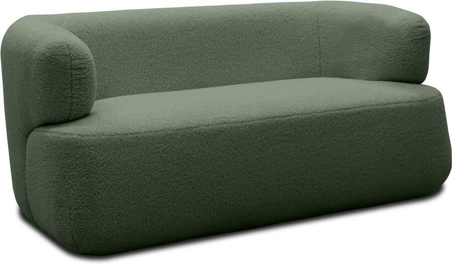 DOMO collection 2-zitsbank 800012 designbank comfortabel en elegant organische vormtaal - Foto 2