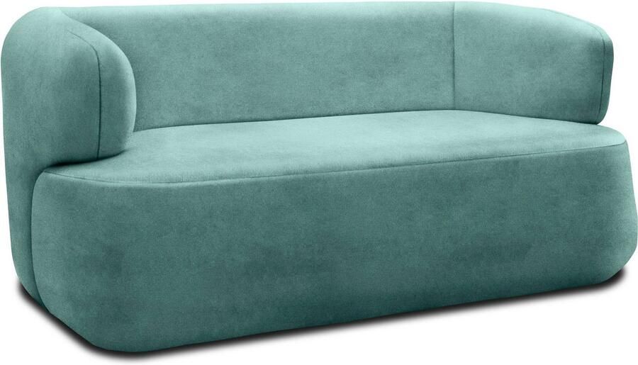 DOMO collection 2-zitsbank 800012 designbank comfortabel en elegant organische vormtaal - Foto 2