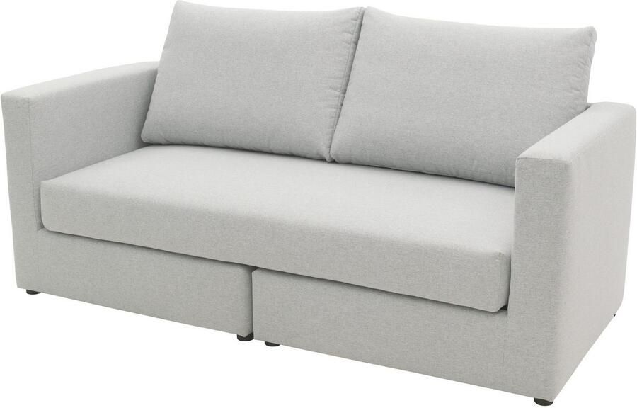 DOMO collection 2-zitsbank 800015 BxDxH: 178x80x90 cm Zitvlak met pocketvering inclusief 2 rugkussens - Foto 3