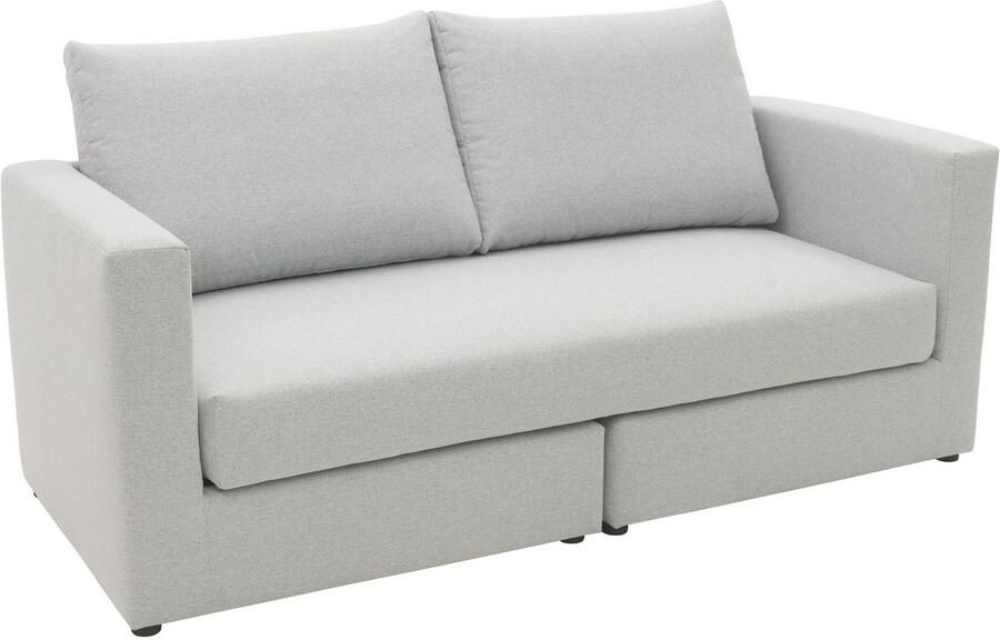 DOMO collection 2-zitsbank 800015 BxDxH: 178x80x90 cm Zitvlak met pocketvering inclusief 2 rugkussens - Foto 4