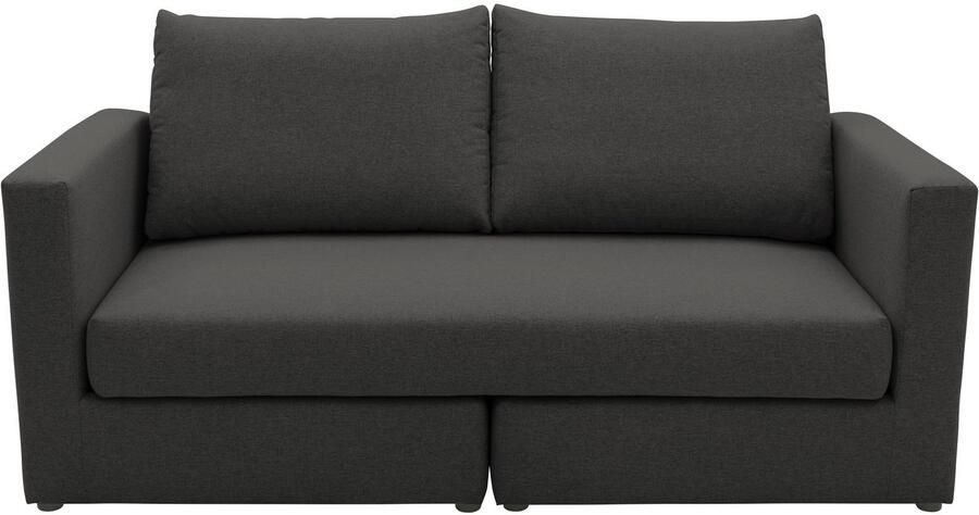 DOMO collection 2-zitsbank 800015 BxDxH: 178x80x90 cm Zitvlak met pocketvering inclusief 2 rugkussens - Foto 4