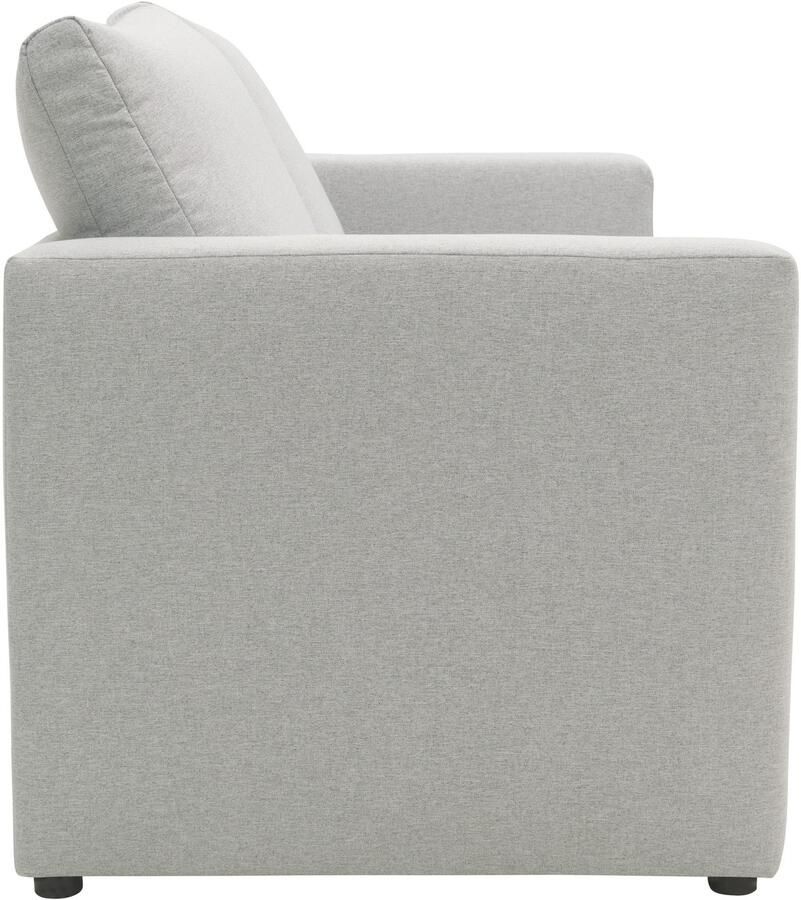 DOMO collection 2-zitsbank 800015 BxDxH: 178x80x90 cm Zitvlak met pocketvering inclusief 2 rugkussens