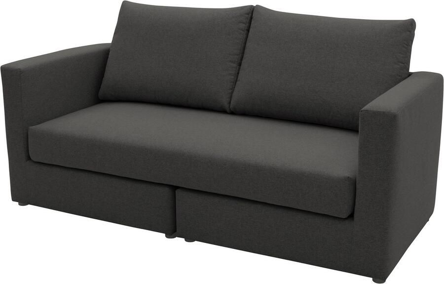 DOMO collection 2-zitsbank 800015 BxDxH: 178x80x90 cm Zitvlak met pocketvering inclusief 2 rugkussens - Foto 3