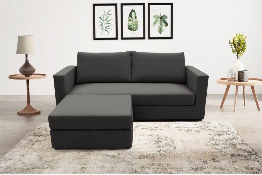 DOMO collection 2-zitsbank 800015 te gebruiken als zitmeubel of slaapplaats slaapbank - Foto 3