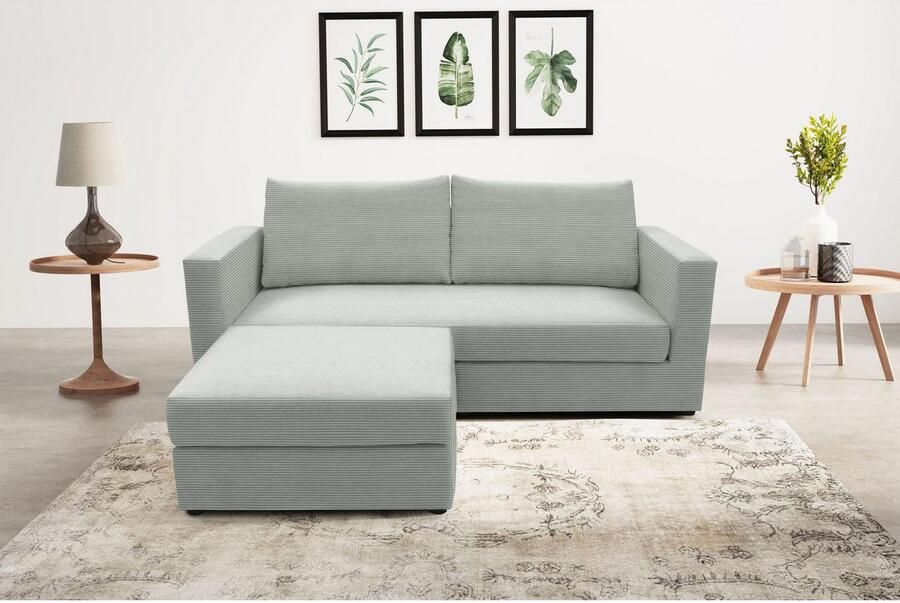 DOMO collection 2-zitsbank 800015 te gebruiken als zitmeubel of slaapplaats slaapbank - Foto 3