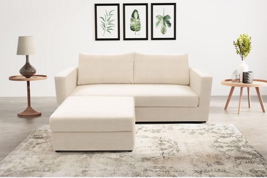 DOMO collection 2-zitsbank 800015 te gebruiken als zitmeubel of slaapplaats slaapbank - Foto 4