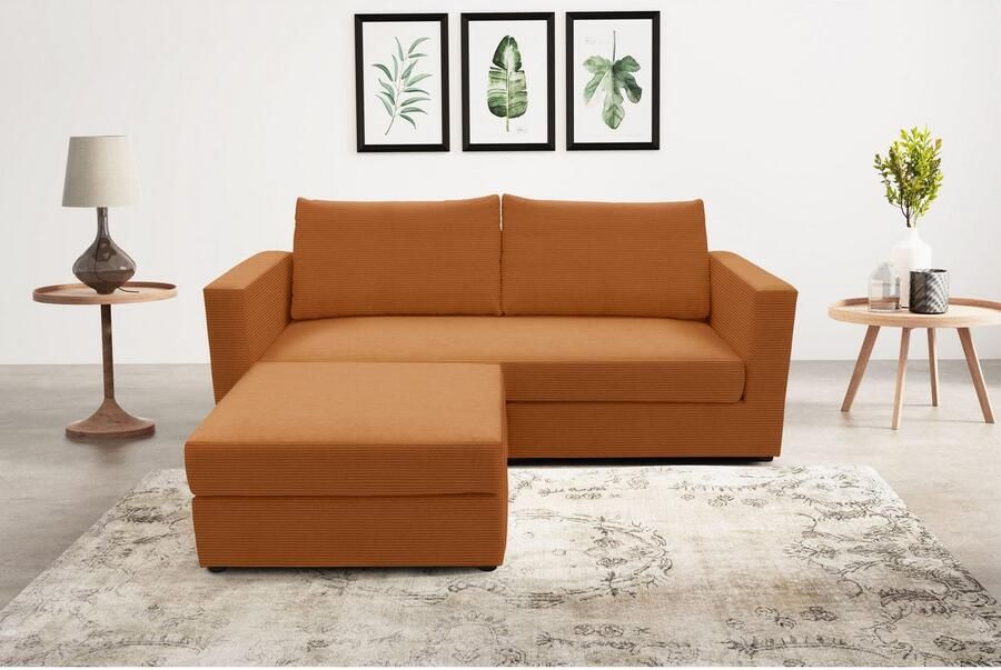 DOMO collection 2-zitsbank 800015 te gebruiken als zitmeubel of slaapplaats slaapbank - Foto 3