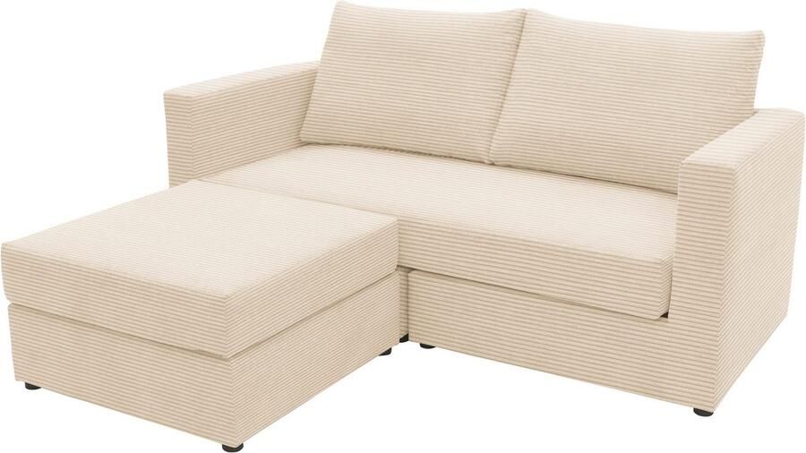 DOMO collection 2-zitsbank 800015 te gebruiken als zitmeubel of slaapplaats slaapbank - Foto 7