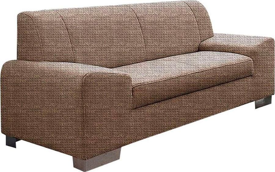 DOMO collection 2-zitsbank Alisson kubistische vormtaal met afgeronde elementen comfortabel - Foto 2