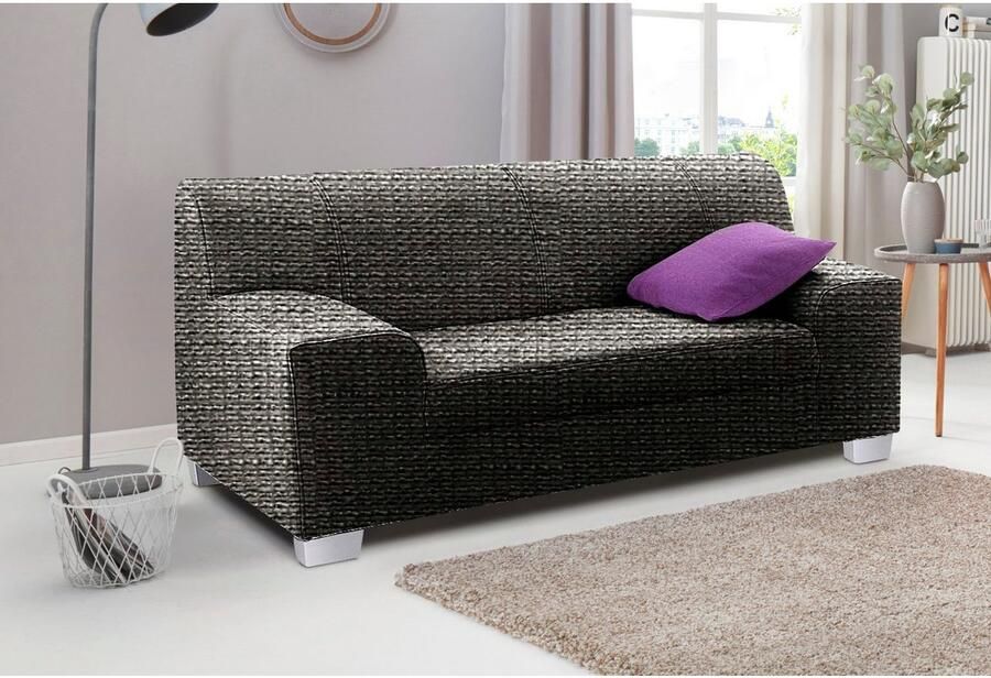 DOMO collection 2-zitsbank Amando tijdloos en modern comfortabel in veel bekledingsvarianten ook in leer - Foto 2