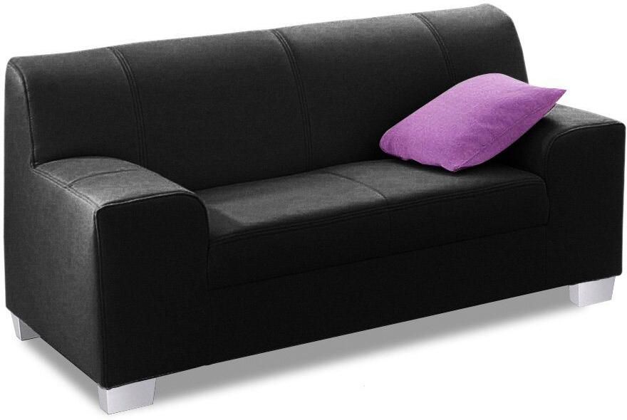 DOMO collection 2-zitsbank Amando tijdloos en modern comfortabel in veel bekledingsvarianten ook in leer - Foto 3