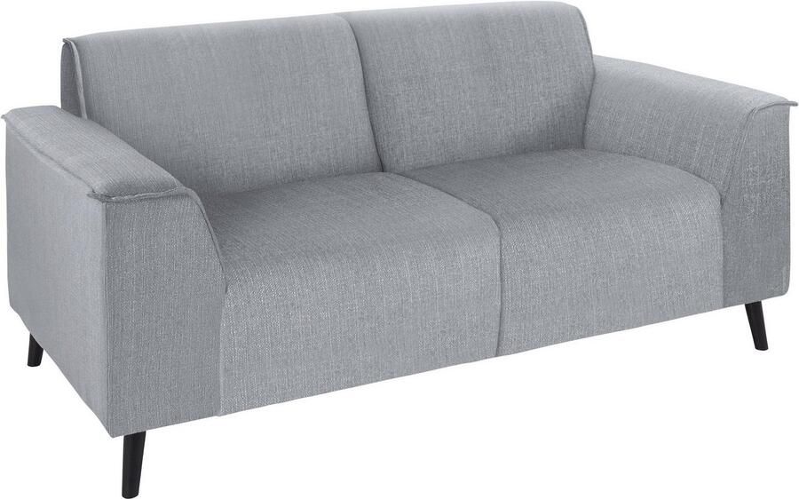 DOMO collection 2-zitsbank Amora inclusief comfortabele veren voor meer zitcomfort Comfortabele zithoogte 47 cm elegante armleuningen en hoge voet - Foto 2