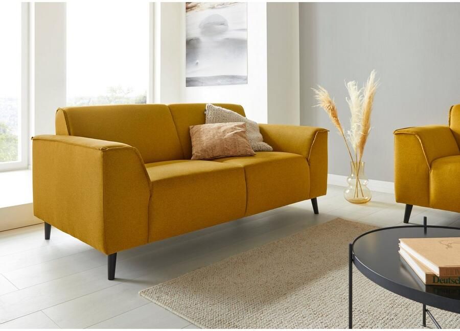 DOMO collection 2-zitsbank Amora moderne vormtaal geweldige afwerkingsdetails comfortabel - Foto 2