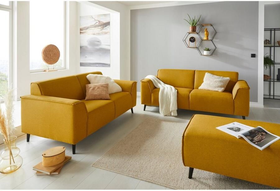 DOMO collection Hocker Amora met binnenvering - Foto 5