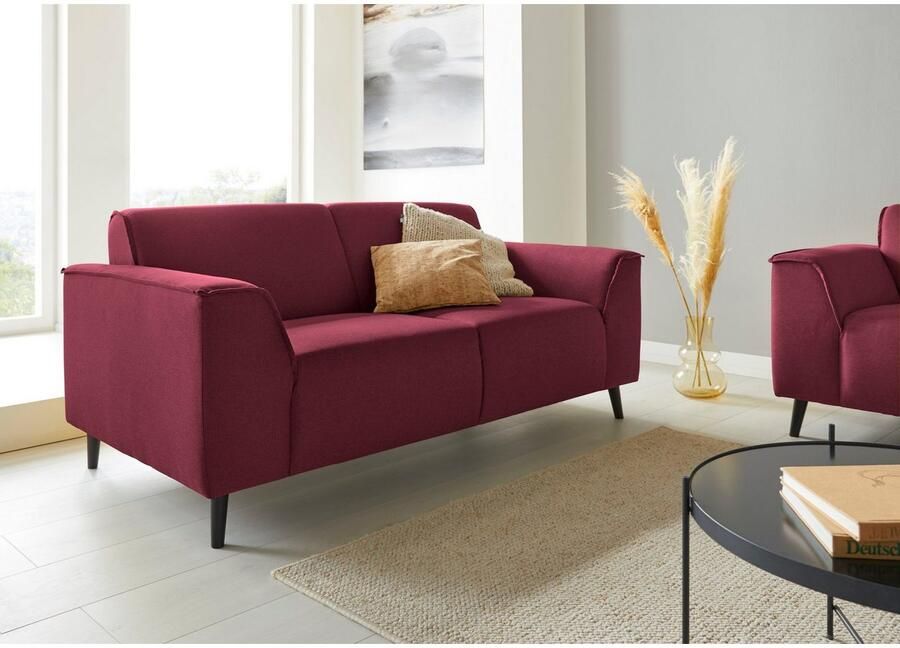 DOMO collection 2-zitsbank Amora moderne vormtaal geweldige afwerkingsdetails comfortabel - Foto 2