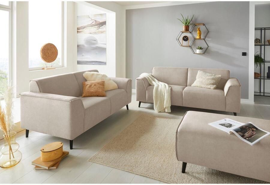 DOMO collection 2-zitsbank Amora moderne vormtaal geweldige afwerkingsdetails comfortabel - Foto 3