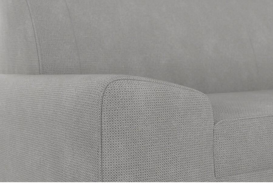 DOMO collection 2 5-zits Anzio kubistisch design platte armleuningen breedte 214cm - Foto 2