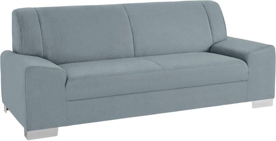 DOMO collection 2 5-zits Anzio kubistisch design platte armleuningen breedte 214cm - Foto 3