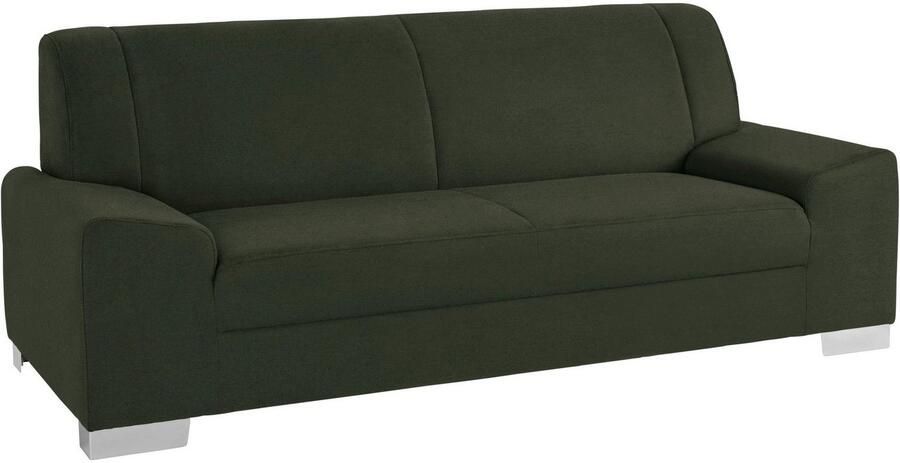 DOMO collection 2 5-zits Anzio kubistisch design platte armleuningen breedte 214cm - Foto 3