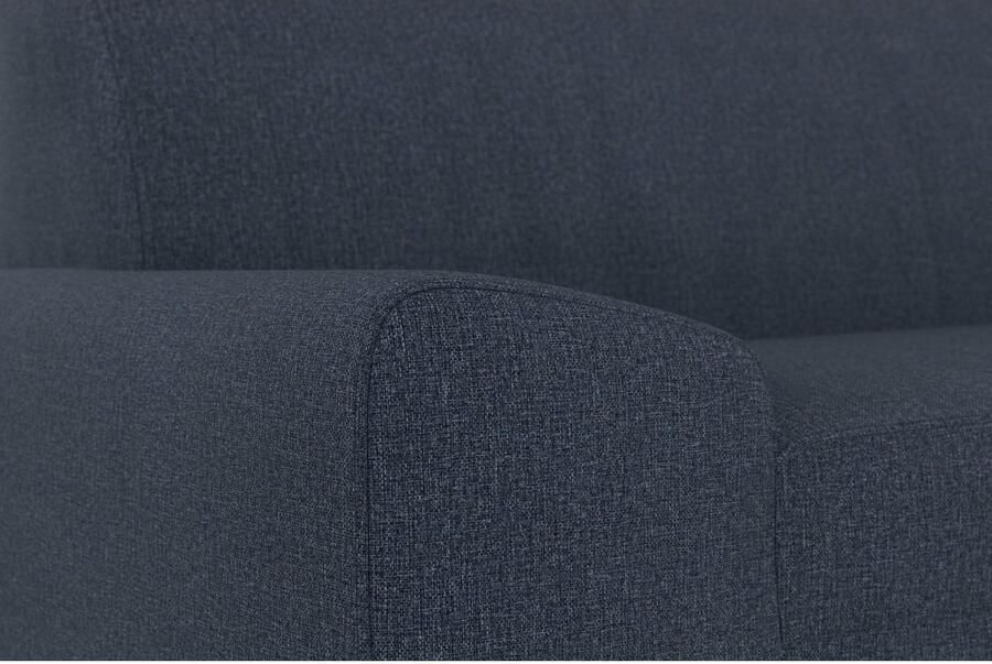 DOMO collection 2 5-zits Anzio kubistisch design platte armleuningen breedte 214cm - Foto 2